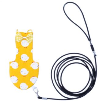 Verstelbare Papegaai Touw Kleine Pet Hond Kat Touw Kragen & Lead Luier Zak Urine Nat Harness Strap Kat Huisdieren Porducts XS