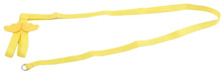 Verstelbare Papegaaien Bird Harness Leash Rope Strapstraining Tractie Anti-Bite Outdoor Vliegende Harness Leash geel
