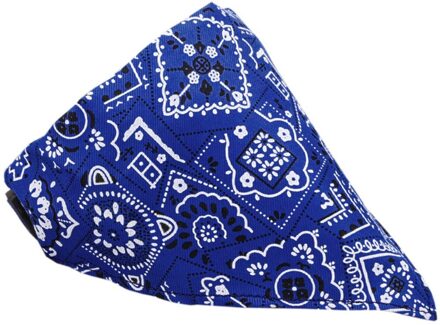 Verstelbare Pet Dog Puppy Cat Sjaal Bandana Kraag Halsdoek Leisure Praktische Duurzaam Delicate Gemak Blauw / S