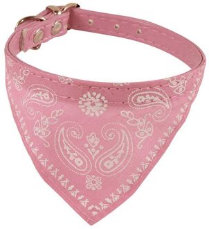 Verstelbare Pet Dog Puppy Cat Sjaal Bandana Kraag Halsdoek Stropdas Bandana Kraag Halsdoek Hond Accessoires Huisdier Bowtie Roze