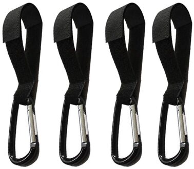 Verstelbare Plastic Kinderwagen Paraplu Stretch Standhouder Paraplu Mount Stand Voor Kid Buggy Winkelwagen Kinderwagen Accessoires 4stk Clips