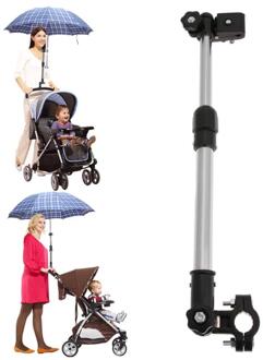 Verstelbare Plastic Kinderwagen Paraplu Stretch Standhouder Paraplu Mount Stand Voor Kid Buggy Winkelwagen Kinderwagen Accessoires Umbrella houder
