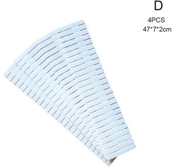 Verstelbare Plastic Lade Divider Diy Opslag Planken Combinatie Ruimtebesparend Gratis Divisie Huishoudelijke Gereedschap Board Partitio S7R7 blauw 47X7X2cm