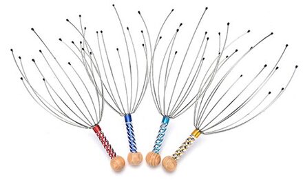 Verstelbare Praktische Handige Telescopische Uitschuifbare Terug Schraper Stalen Pen Clip Wervelkolom Plug Pocket Scratch Massage Makeup Tools Kit 4