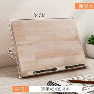 Verstelbare Reading Rest Tafel Thuis Studeerkamer Boek Houder Lyofes Kookboek Stand Pagina 'S Vaste Keuken Boekensteunen Plank Hout D medium 2