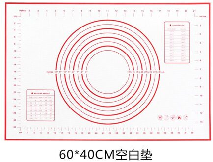 Verstelbare Rvs Rolling Pins 4 Verwijderbare Dikte Ringen Gebak Mat voor Deeg Gebak Pizza Pie Cookies Bakvormen Tool 60X40cm