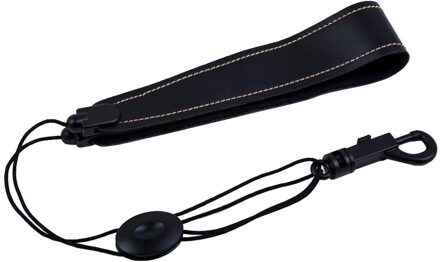 Verstelbare Saxofoon Sax Riem Lederen Nylon Padded Neck Strap met Haak Sluiting