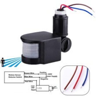 Verstelbare Schakelaar Infrarood Infrarood Motion Sensor Schakelaar Licht 110-220V Automatische Lamp Schakelaar