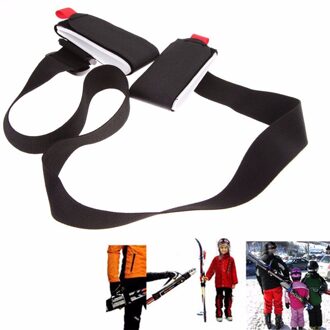 Verstelbare Ski Pole Schouder Hand Carrier Lash Handvat Bandjes Draagbare Zwart Skiën Handschoenen Winter Sport Accessoires