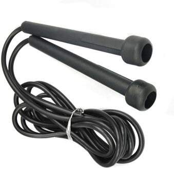 Verstelbare Springtouw Lager Skipping Aërobe Oefening Boksen Lager Speed Fitness Apparatuur Springen Touw Training zwart