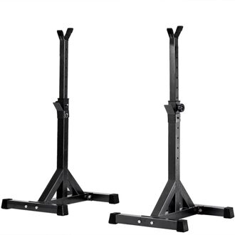Verstelbare Squat Stand Split Barbell Rack Barbell Squat Body Frame Gewichtheffen Barbell Rack Fitness Apparatuur