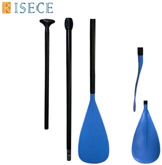 Verstelbare Stand Up Paddle 3 Stuk Glasvezel Schacht SUP Peddel Plastic Blade Paddle Opblaasbare Stand UP Paddle