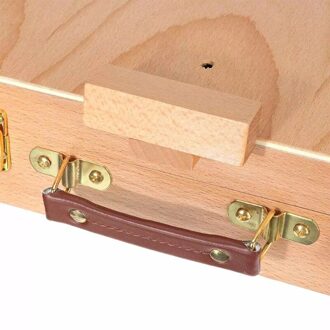 Verstelbare Tafel Sketchbox Schildersezel Verf Palet Draagbare Houten Kunstenaar Desktop Case Voor Opslaan Art Verf Markers Sketch Pad Draw