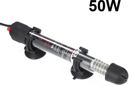 Verstelbare Temperatuur Thermostaat Heater Rod 25 W/50 W/100 W/200 W/300 W Dompelpompen aquarium Fish Tank Water Warmte 220-240V 50W