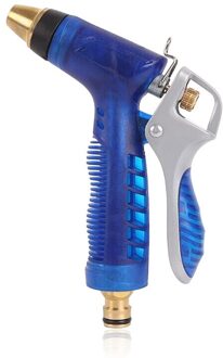 Verstelbare Tuin Hoge Druk Water Sprinkler Nozzle Tuin Slang Geschikt Voor Watering En Auto Schoonmaken Tool blauw