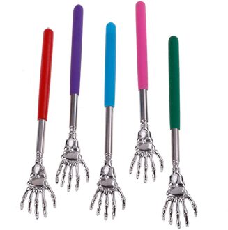 Verstelbare Uitschuifbare Back Scratcher Rvs Telescopische Anti Jeuk Flexibele Klauw Backscratcher Gezondheid Producten