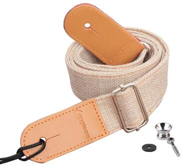 Verstelbare Ukulele Band Met Katoen Fiber Schouderriem Stijl Ukelele Hawaii 4 Snaren Gitaar Riem Riem wit