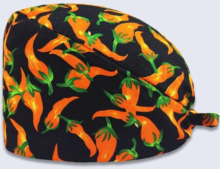 Verstelbare Unisex Cartoon Print Scrub Cap Schoonheidssalon Vrouwelijke Verpleegkundige Chirurgische Cap Chirurg Cap Dental Chirurgische Cap Z-114