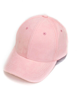 Verstelbare Unisex Kunstmatige Suede Baseball Cap Hoed Gebogen Rand Hoed Effen Kleur Voor Vrouwen/Man 4