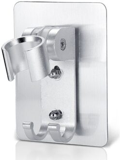 Verstelbare Zelfklevende Handheld Zuig Up Chrome Gepolijst Douchekop Holder Wandmontage Badkamer Douche Houder Beugel 1