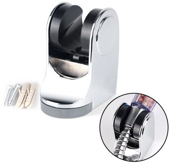 Verstelbare Zelfklevende Handheld Zuig Up Chrome Gepolijst Douchekop Holder Wandmontage Badkamer Douche Houder Beugel 3