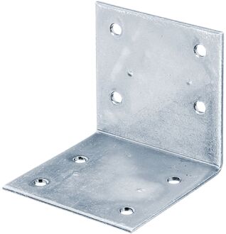 Versterkingshoek Gelijkbenig Galvanisch Blauw 60x60x60mm