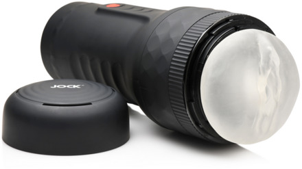 Verstevigende en Vibrerende Masturbator - Zwart