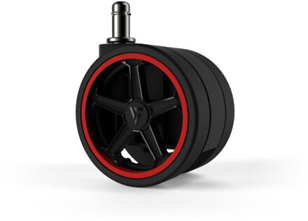 Vertagear Penta RS1 Casters 65mm Autobreak wielen, 5 stuks Wielen