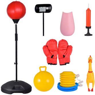 Verticale Boksen Snelheid Bal Set Decompressie Tumbler Zandzak Boxer Verhogen Reactiekracht Hand Oog Training Set Stress