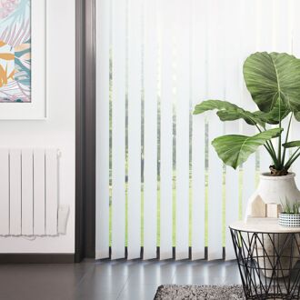 Verticale Lamellen Must - Lichtdoorlatend Wit - 200x260cm - Compleet