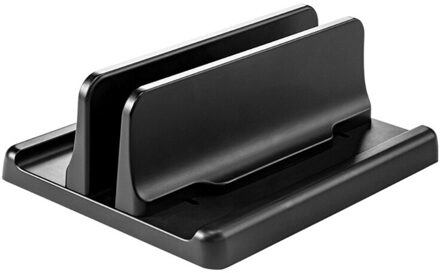 Verticale Laptop Stand, Aluminium Dual Laptop Houder Met Verstelbare Dock Compatibel Met Chromebook/Gaming Laptops