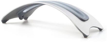 Verticale Laptop Stand Draagbare Basis Anti Slip Mount Accessoires Opgetrokken Houder Magazijnstelling Aluminium Voor Macbook Pro Air Sliver wit 2.4cm