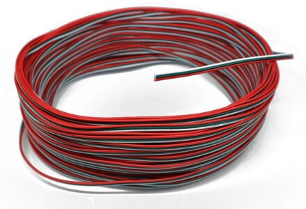 Vertind koper 22AWG 3 pin kabel PVC geïsoleerde draad 3 P 22 awg draad Elektrische kabel voor ws2812b ws2811 strip