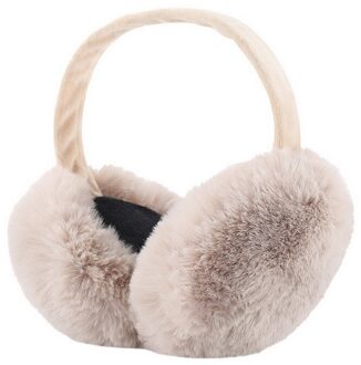 Vertvie Winter Unisex Warm Grote Oorbeschermer Bont Effen Kleur Oorbeschermers Volwassen Kinderen Klassieke Oor Cover Winter Comfortabele Fur Oorbeschermer kleur 6