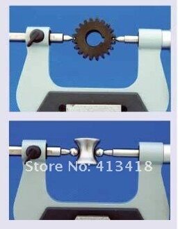 Vervangbare legering stalen bal gauge hoofd. Diameter: 1mm/1.5mm/2mm/2.5mm/3mm/3.5mm/4mm/4.5mm/5mm/6mm