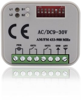 Vervangen Flo1 ON1 FLO1R-S FLO1RE Tijdperk INTI1 Garagedeur Afstandsbediening Ontvanger Schakelaar 433.92Mhz 9V-24V