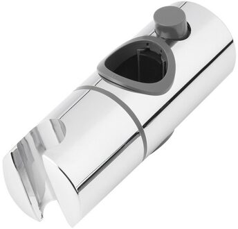 Vervanging 25Mm Abs Chrome Douche Rail Head Slider Houder Douche Holder Verstelbare Beugel Douche Accessoires