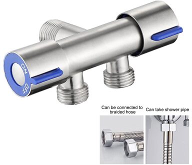 Vervanging Deel 1 In 2 Out Rvs Kraan Diverter Installeren Wastafel Wc Keuken Badkamer Water Splitter 3 Manier type 1