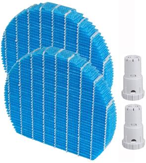 Vervanging Deel 2 Set Voor Luchtreiniger Bevochtiging Filter FZ-Y80MF & Ag + Ion Cartridge FZ-AG01K1 (Compatibel Item)