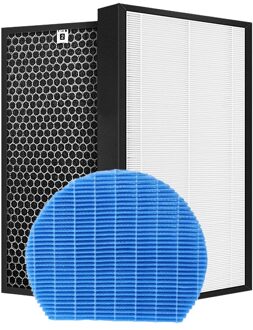 Vervanging FZ-D40HFE FZ-D40DFE FZ-A61MFR/FZ-A60MFE Hepa Filter Carbon Filte Luchtbevochtiger Filter Voor Sharp Luchtreiniger KC-D40E