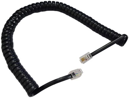 Vervanging Handset Draad Telefoon Kabel Flexibele Gebogen Lijn Verbinding Rekbaar Kantoor Hoge Compatibiliteit Duurzaam Ontvanger