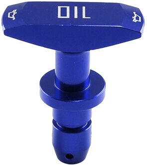 Vervanging Motor Oliepeil Peilstok Handvat Auto Modificatie Levert Compatibel Voor Gt V8 GT500 (Zilver) blauw