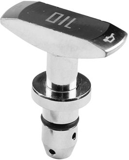 Vervanging Motor Oliepeil Peilstok Handvat Auto Modificatie Levert Compatibel Voor Gt V8 GT500 (Zilver)
