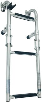 Vervanging Opvouwbare Rvs Baden Ladder Boot Ladder Opblaasbare Boot Diy 2 + 1 Stappen