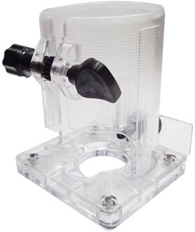 Vervanging Verstelbare Houtbewerking 2 Knoppen Multifunctionele Accessoires Shield Hard Clear 65Mm Machine Trimmer Base Onderdelen Voor 3703