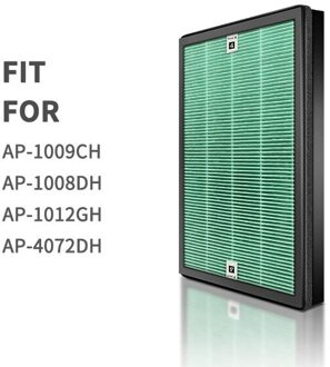 Vervanging Voor Coway AP-1009CH AP-1008DH AP-1012GH AP-4072DH Luchtreiniger Filter Hepa En Carbon Katoen Set 362*276*35mm
