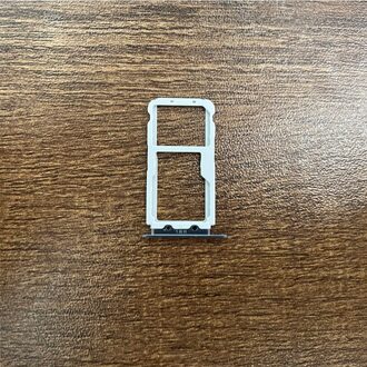 Vervanging Voor Huawei Honor View 10 Sim Kaart Lade Socket Slot Reader Adapter Connector Container Voor Huawei V10 V10 zwart
