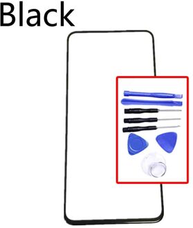 Vervanging Voor Huawei Y9A FRL-L22 FRL-L23 Lcd Front Touch Screen Outer Glas Lens zwart-met tool