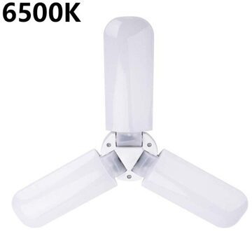 Vervormbare Led Winkel Lichten 3/4Blade Hoek Verstelbare Plafond Lampen Daglicht Gloeilampen Led E27 Lamp 40W voetbal Lamp Cold licht 3bladeren