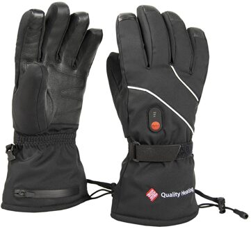 Verwarmde handschoenen XL - Leer Zwart